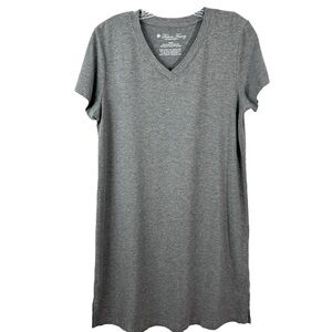 Fishers Finery EcoFabric Sleep Shirt/Nightgown Grey size Small
